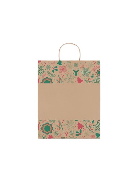 Sac en papier cadeau grand - et pratique personnalisée pas cher