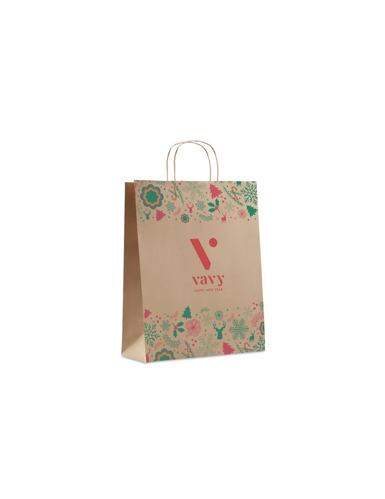 Sac en papier cadeau grand - et pratique personnalisée pas cher