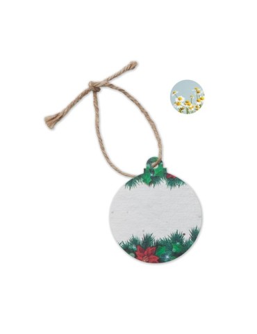 Décoration en papier semences personnalisée - Cadeau  pas cher