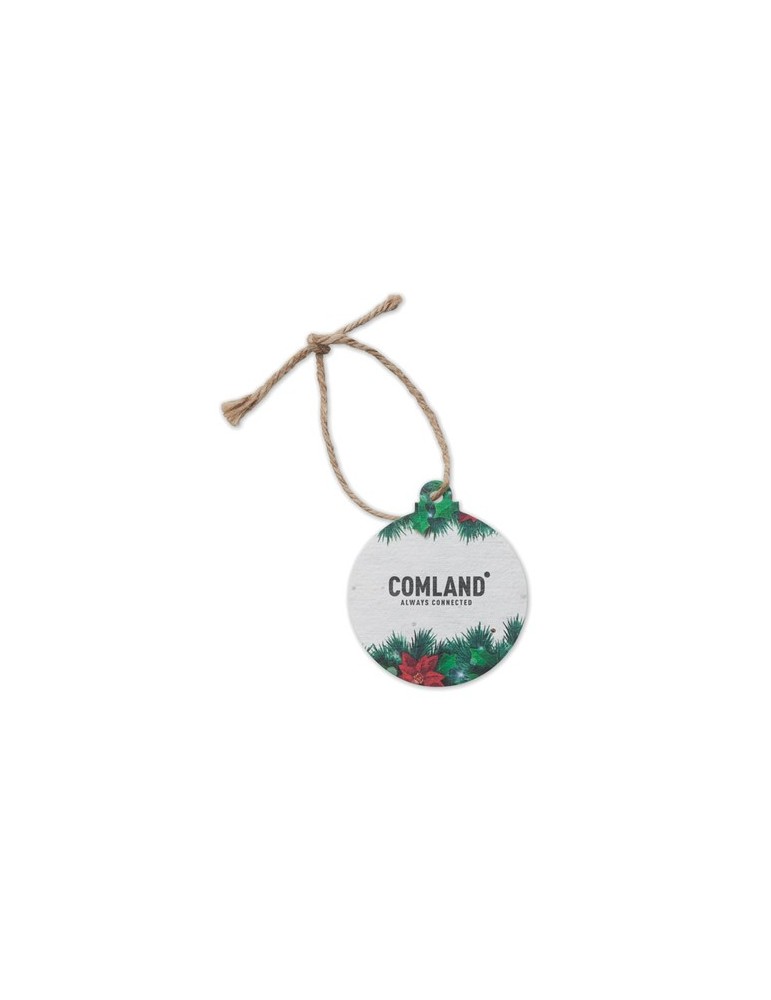 Décoration en papier semences personnalisée - Cadeau  pas cher