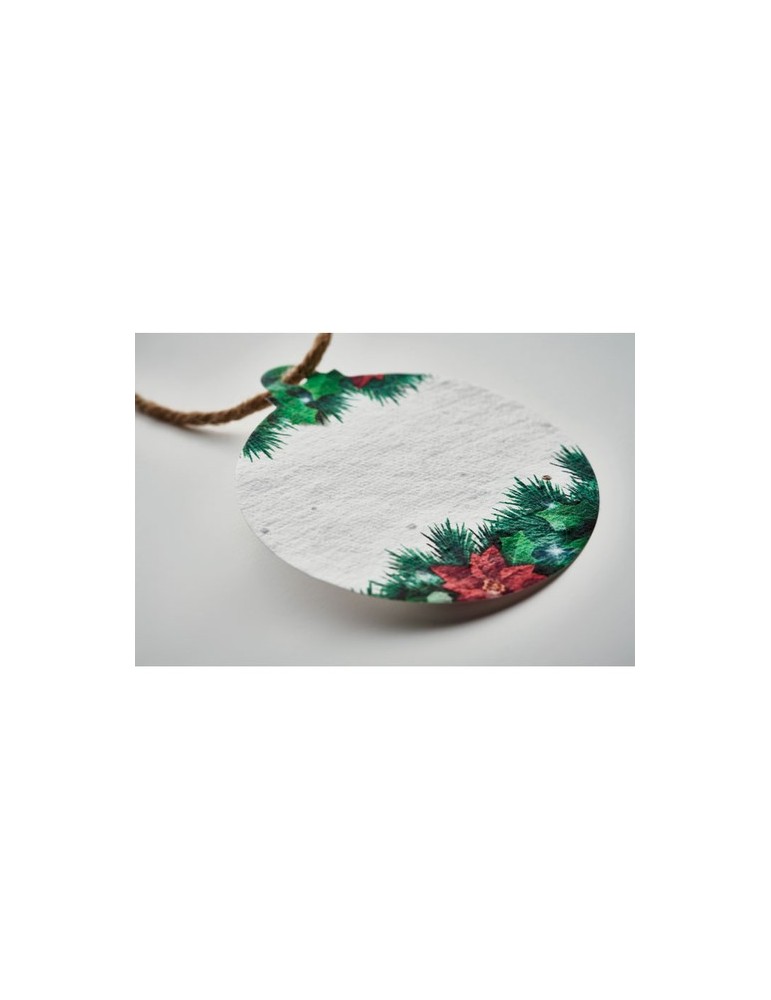 Décoration en papier semences personnalisée - Cadeau  pas cher