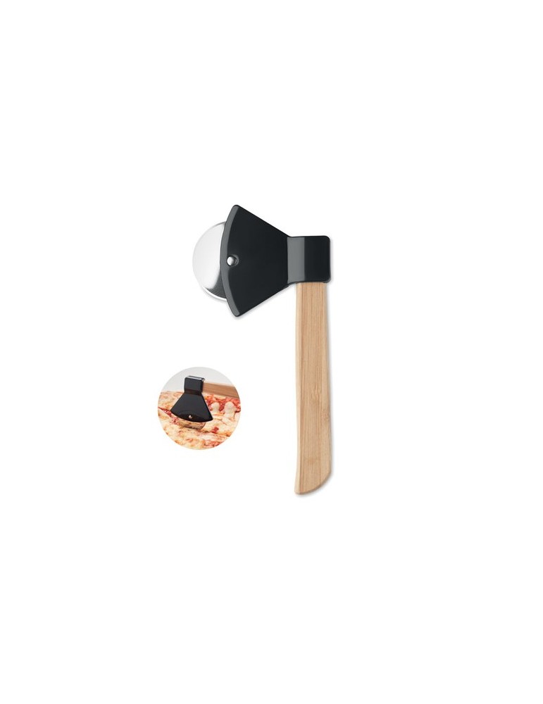 Coupe-pizza en bambou personnalisée - Ustensile de cuisine ZAZA pas cher