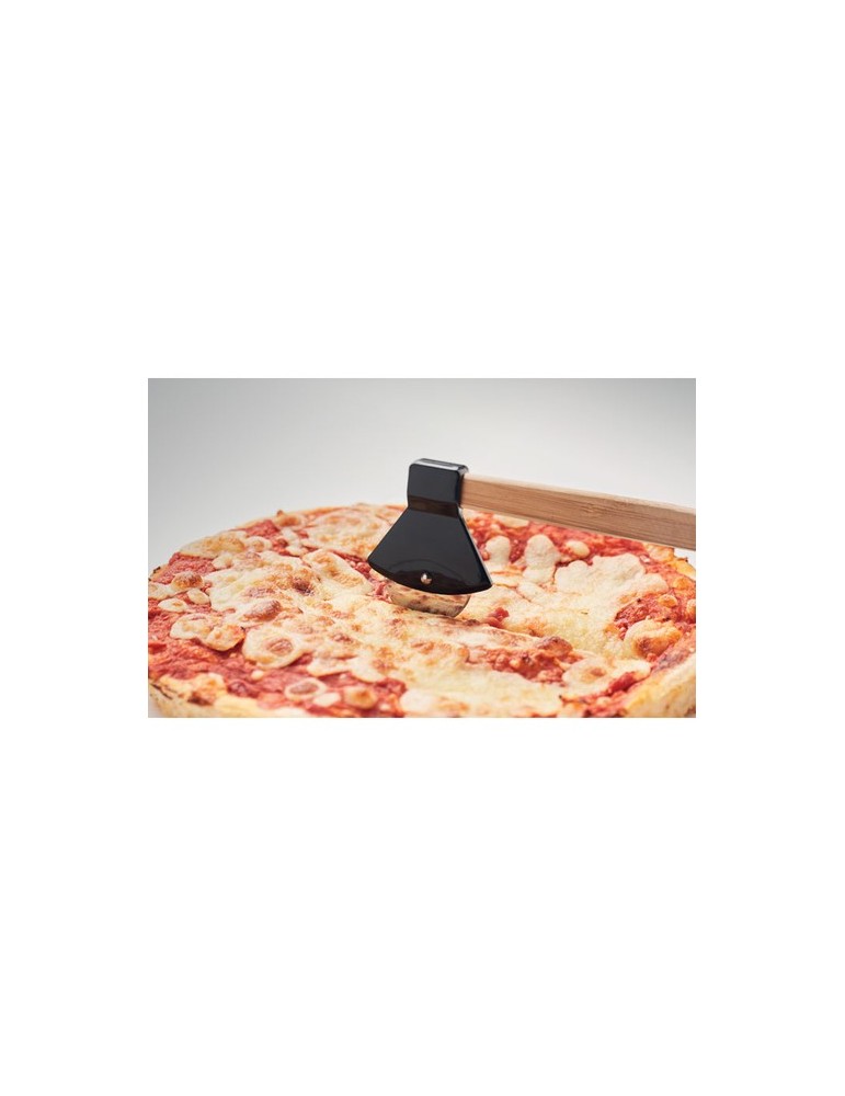 Coupe-pizza en bambou personnalisée - Ustensile de cuisine ZAZA pas cher