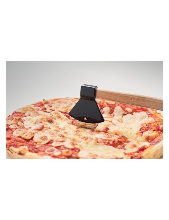 Coupe-pizza en bambou personnalisée - Ustensile de cuisine ZAZA pas cher