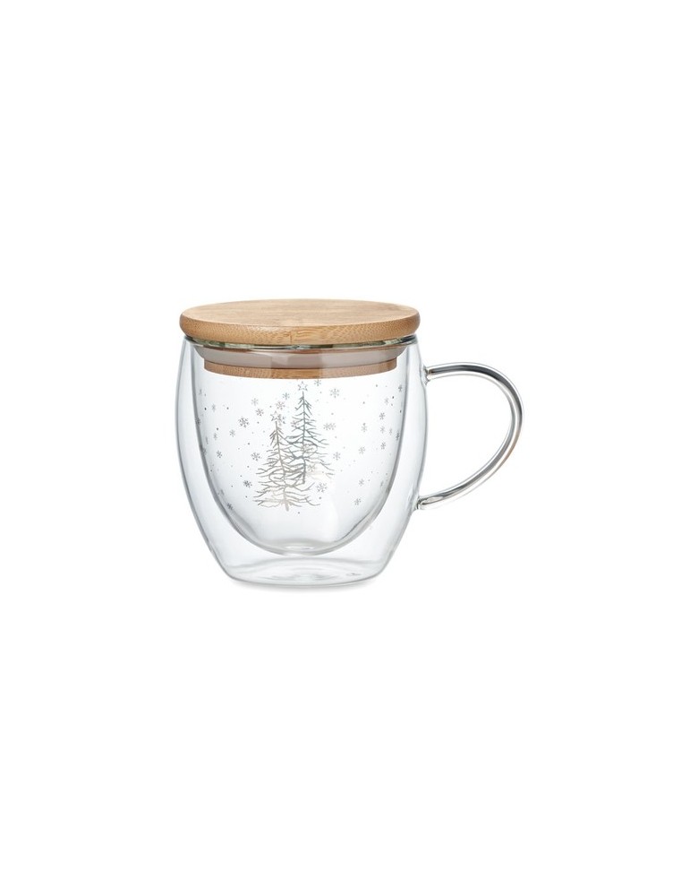 Tasse en verre personnalisée avec élégance et fonctionnalité pas cher - SIAN