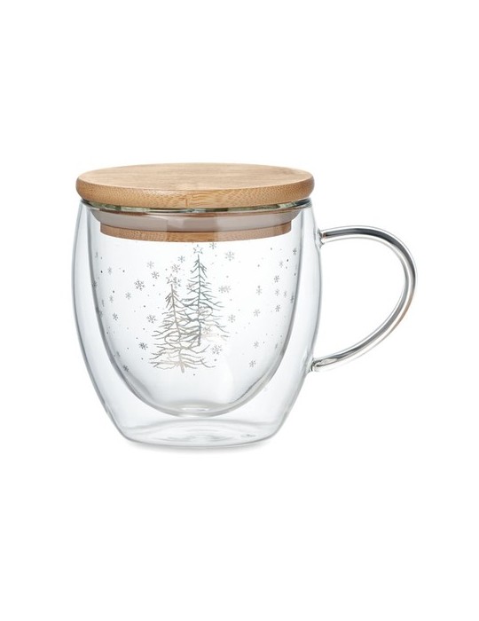 Tasse en verre personnalisée avec élégance et fonctionnalité pas cher - SIAN