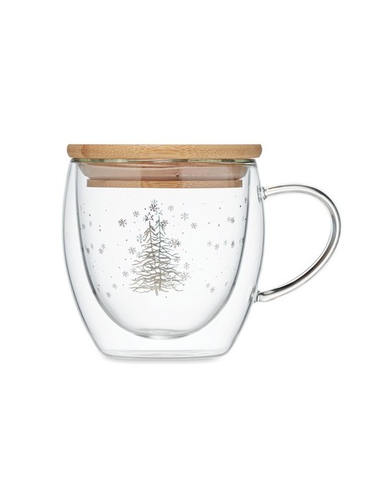 Tasse en verre personnalisée avec élégance et fonctionnalité pas cher - SIAN