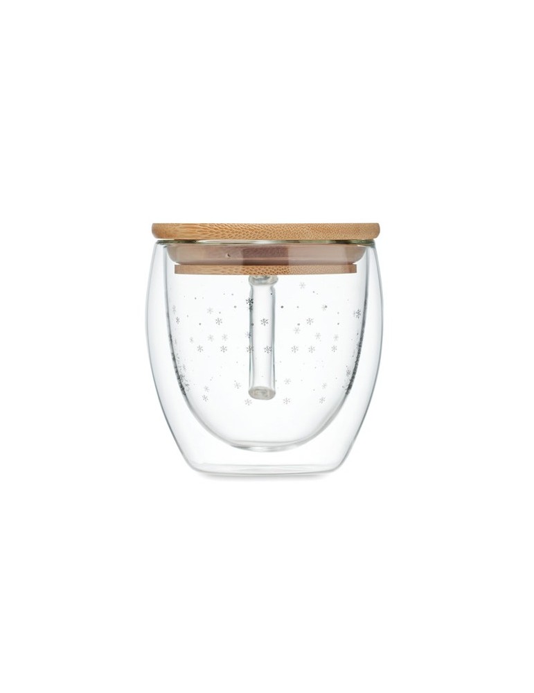 Tasse en verre personnalisée avec élégance et fonctionnalité pas cher - SIAN