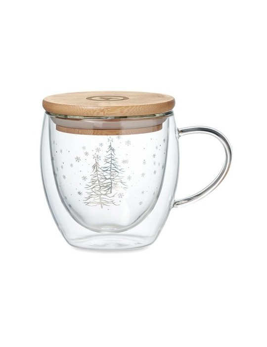 Tasse en verre personnalisée avec élégance et fonctionnalité pas cher - SIAN