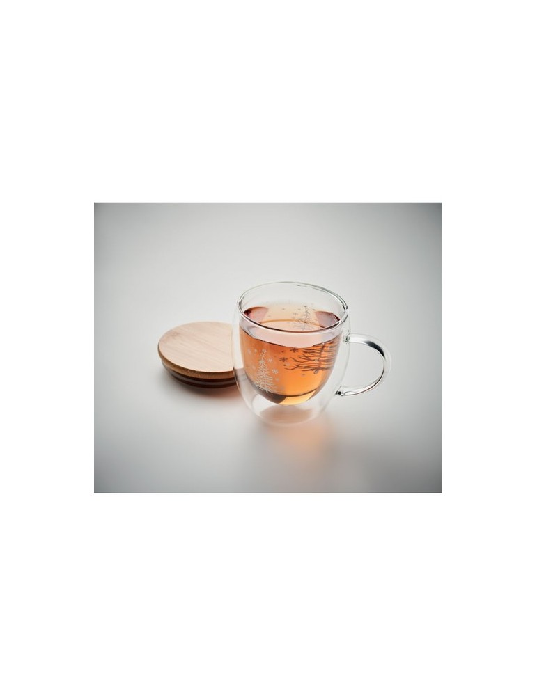 Tasse en verre personnalisée avec élégance et fonctionnalité pas cher - SIAN