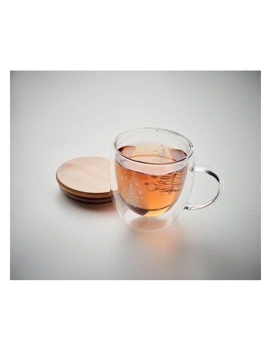 Tasse en verre personnalisée avec élégance et fonctionnalité pas cher - SIAN