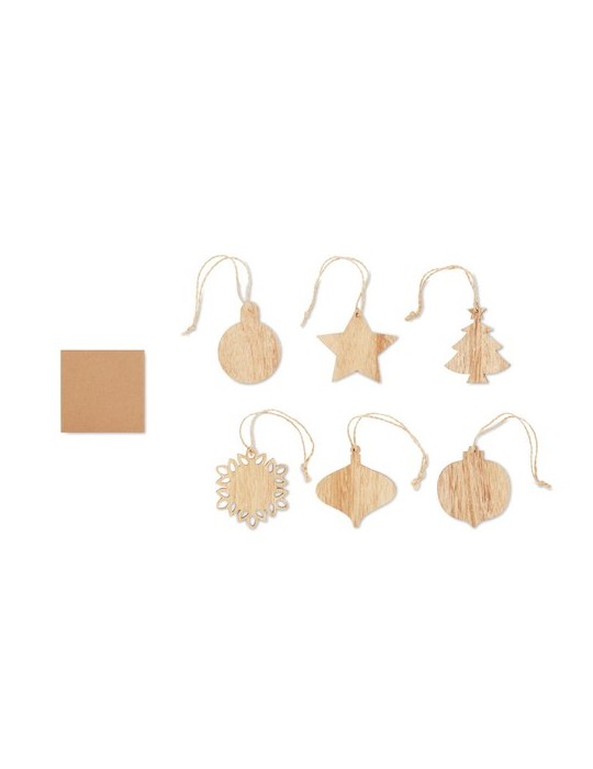 Décorations de Noël en bois uniques - Cadeaux CHRISET