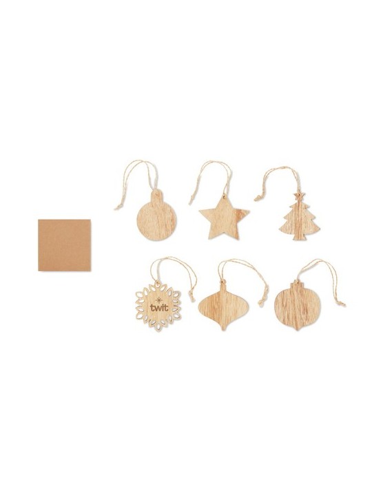 Décorations de Noël en bois uniques - Cadeaux CHRISET