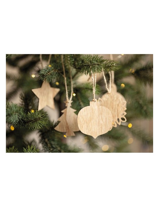 Décorations de Noël en bois uniques - Cadeaux CHRISET