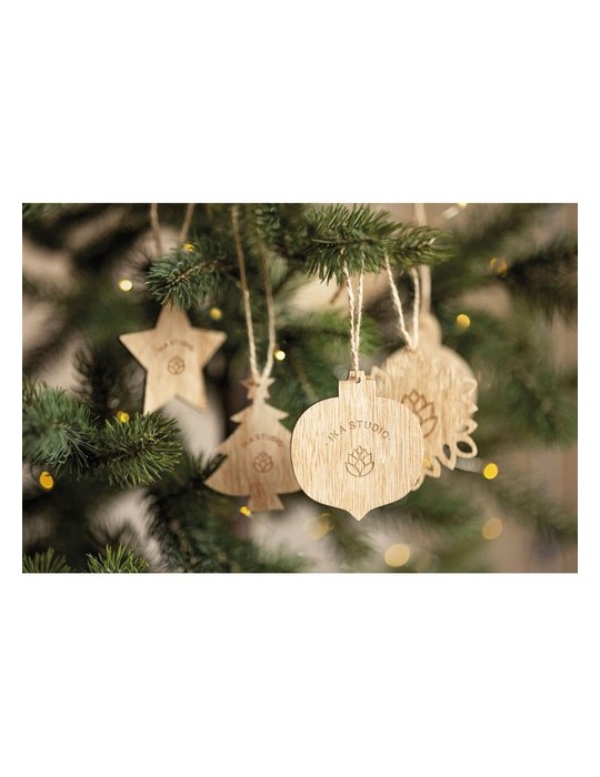 Décorations de Noël en bois uniques - Cadeaux CHRISET