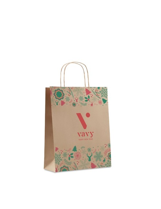 Sac en Papier Cadeau et Pratique Personnalisé pas cher