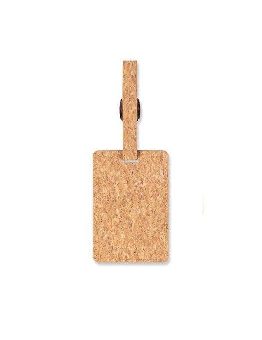 Étiquette Bagage en Liège Personnalisable