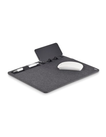 Tapis de souris RPET avec chargeur sans fil à personnaliser pas cher 2