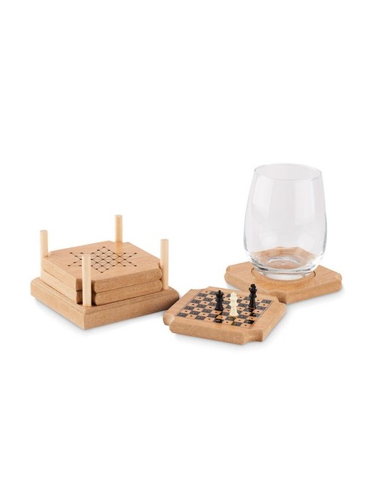 Sous-verres personnalisés COASTGAME - Jeux de société