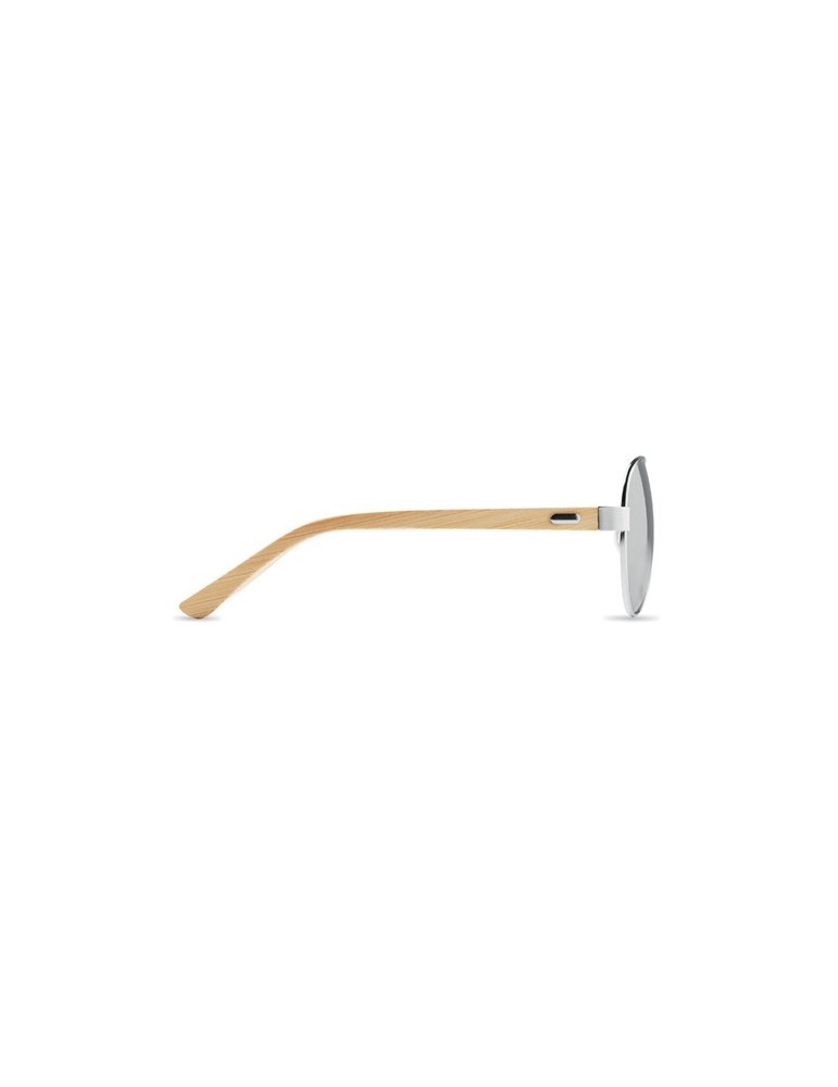 Lunettes de soleil en bambou Personnalisées pas cher - Protection UV400