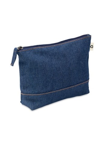 Trousse en Denim Recyclé et Personnalisée pas cher