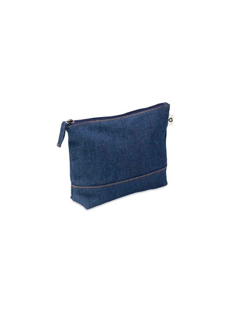 Trousse en Denim Recyclé et Personnalisée pas cher
