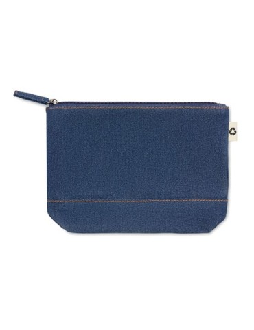 Trousse en Denim Recyclé et Personnalisée pas cher 2