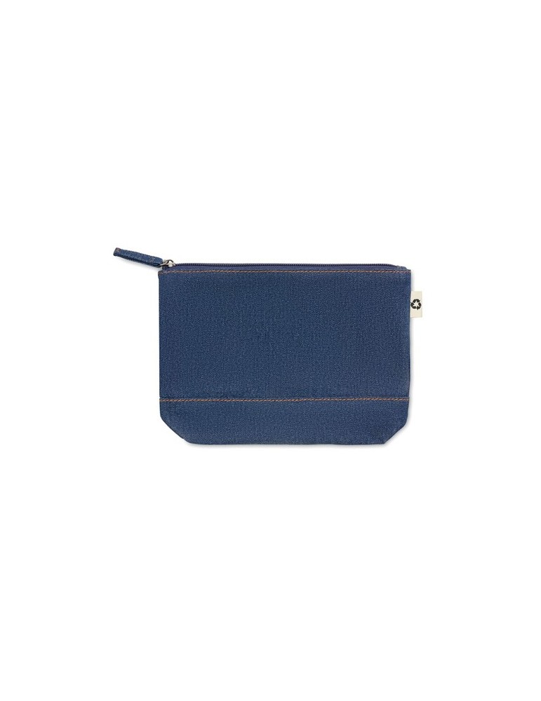 Trousse en Denim Recyclé et Personnalisée pas cher