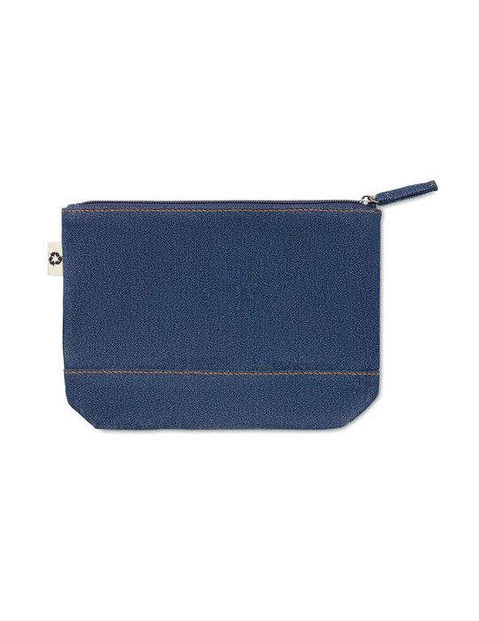Trousse en Denim Recyclé et Personnalisée pas cher