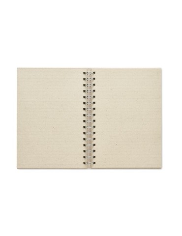 Carnet à spirales A5  personnalisée pas cher GRASS BOOK 2