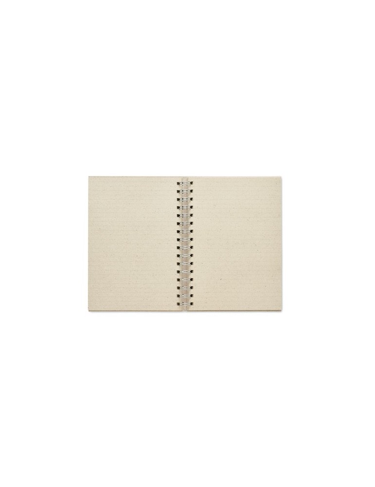 Carnet à spirales A5  personnalisée pas cher GRASS BOOK
