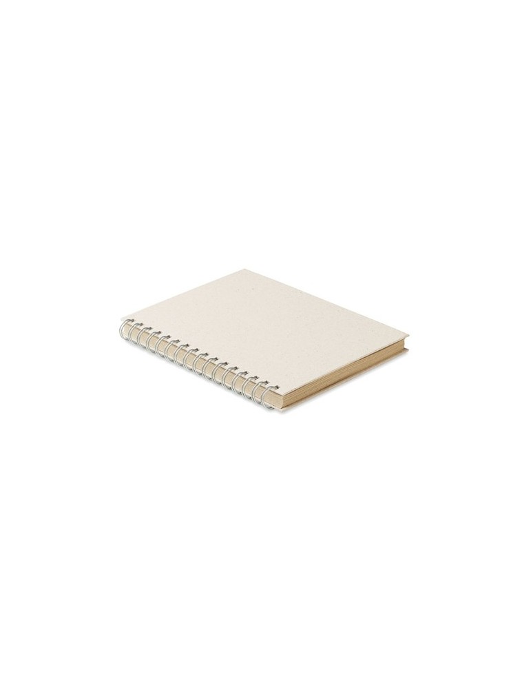 Carnet à spirales A5  personnalisée pas cher GRASS BOOK