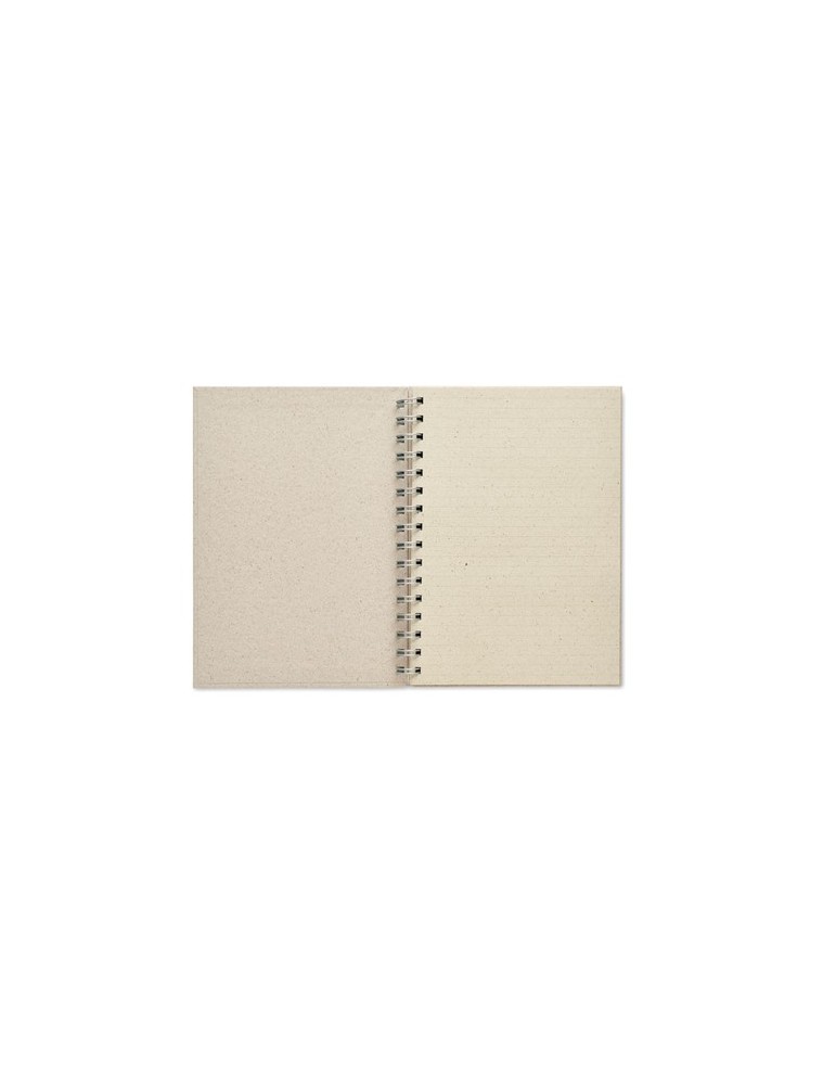 Carnet à spirales A5  personnalisée pas cher GRASS BOOK
