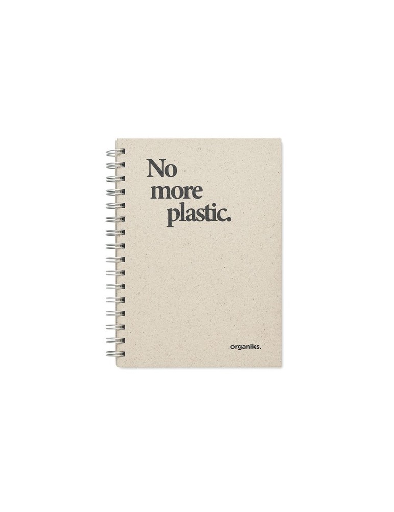 Carnet à spirales A5  personnalisée pas cher GRASS BOOK