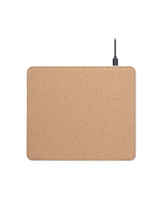 Tapis de souris chargeur sans fil en liège personnalisée pas cher