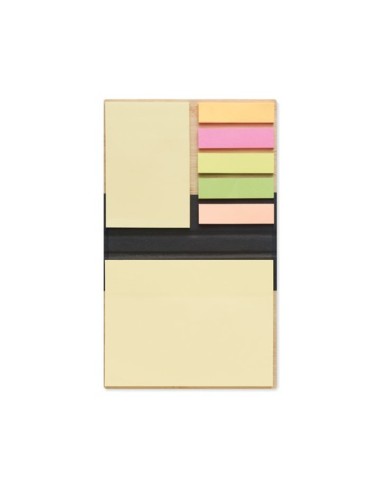 Bloc-notes adhésif en bambou personnalisé pas cher VISIONBAM 2