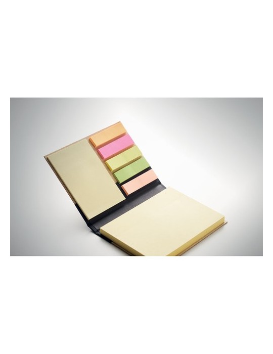Bloc-notes adhésif en bambou personnalisé pas cher VISIONBAM