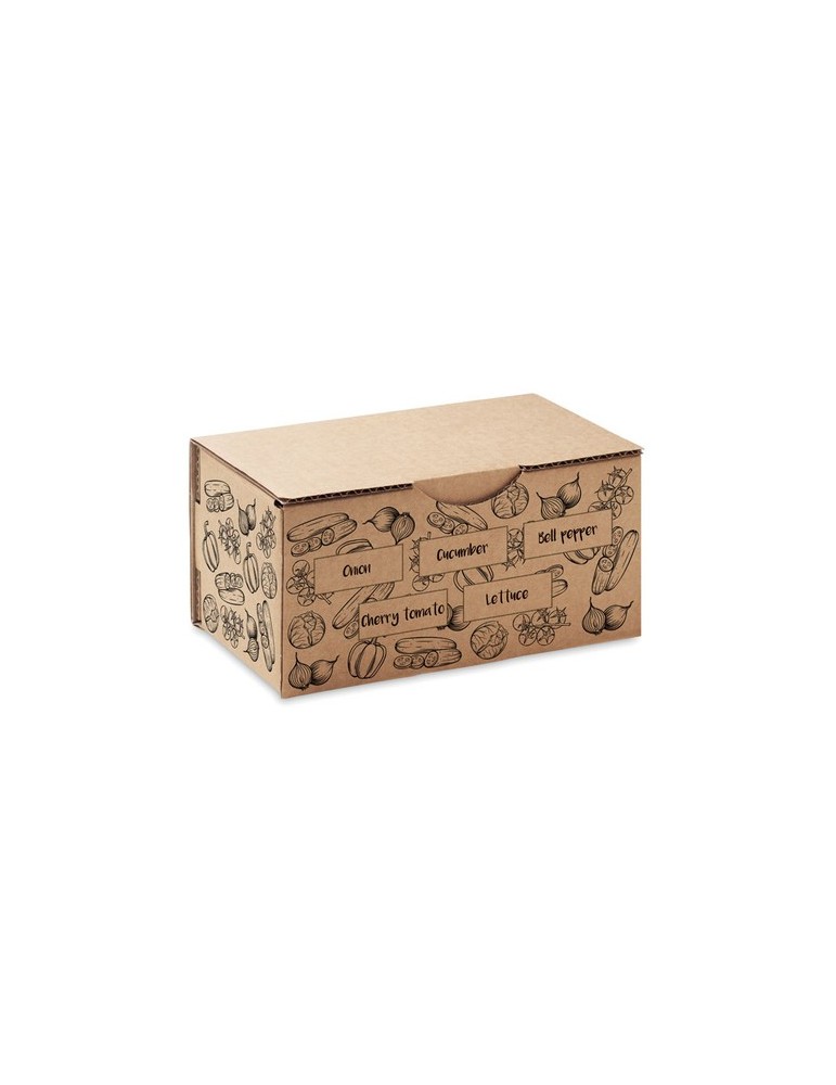 Kit de culture de salade personnalisé pas cher - Graines & terreau inclus