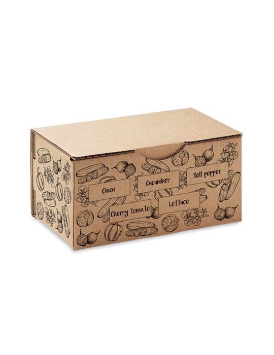 Kit de culture de salade personnalisé pas cher - Graines & terreau inclus