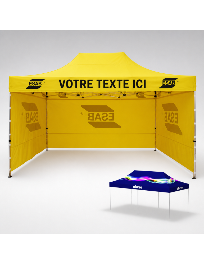 Tonnelle personnalisable pliante 3x4,5 m