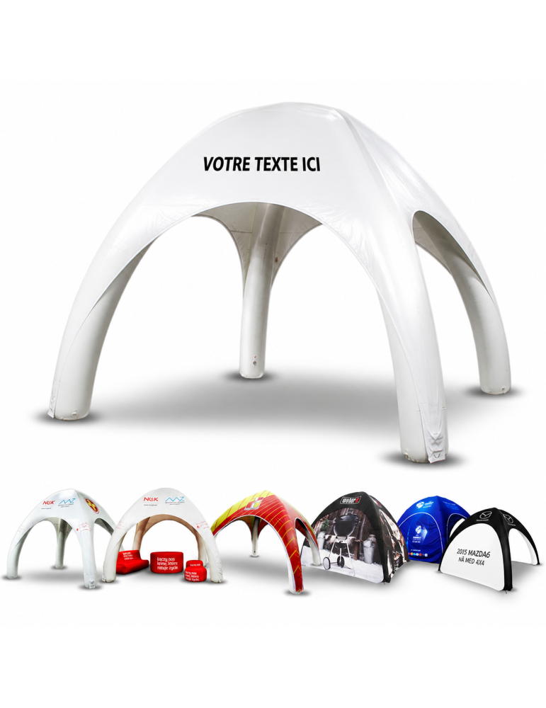 Tente personnalisable gonflable étanche