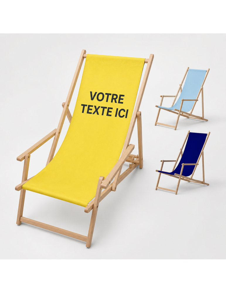 Transat personnalisable bois Comfort L