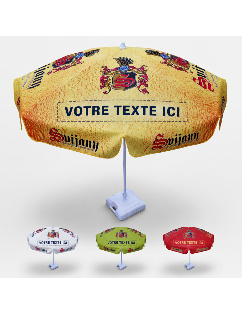 Parasol personnalisable rond 200 cm