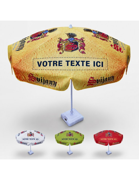 Parasol personnalisable rond 200 cm