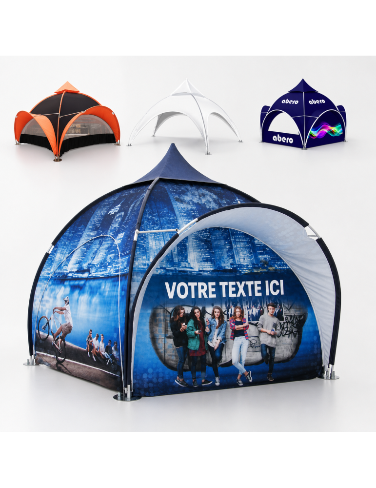 Tente personnalisable dôme