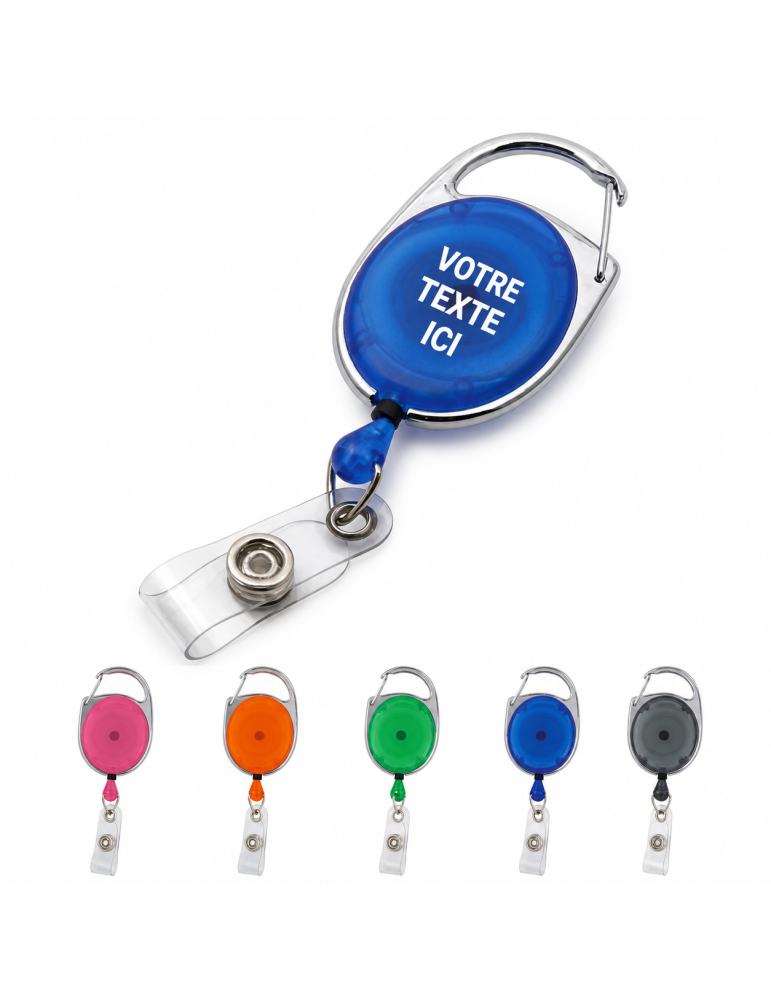 Porte-clés publicitaire porte badge