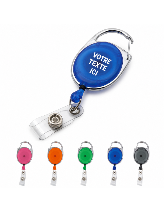 Porte-clés publicitaire porte badge