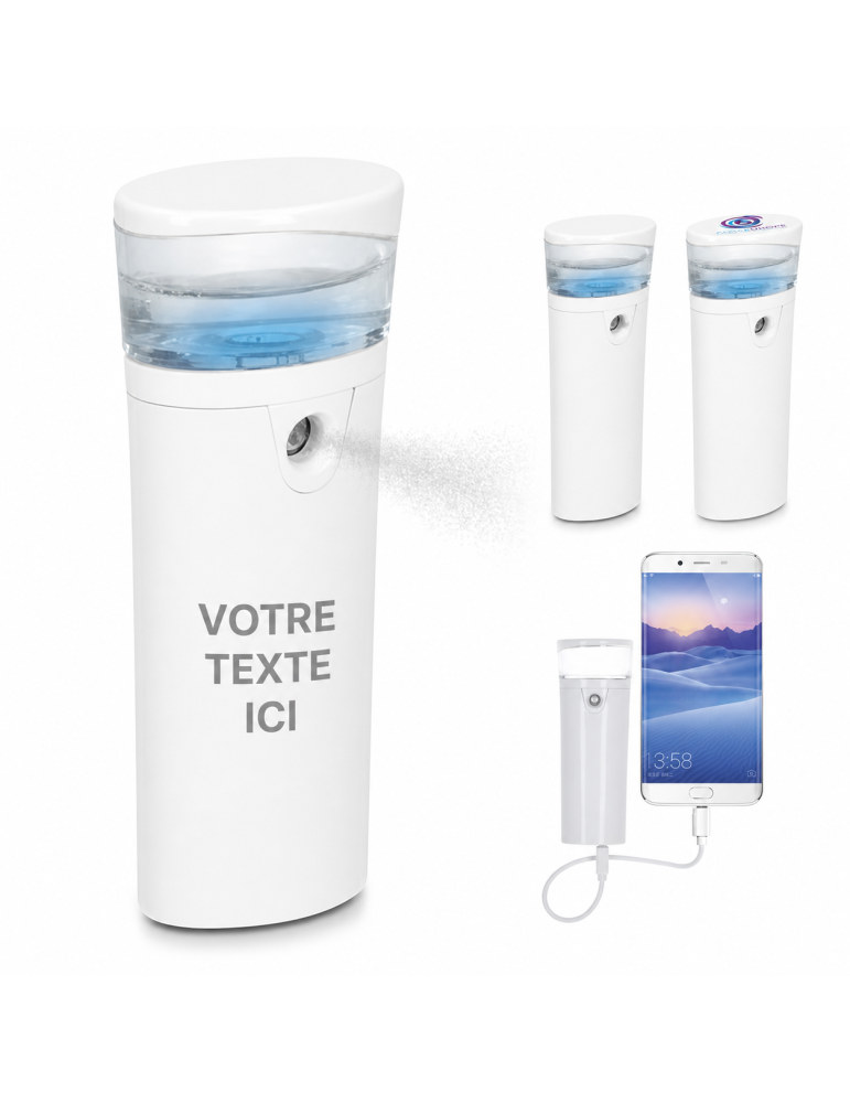 Bouteille publicitaire brumisateur