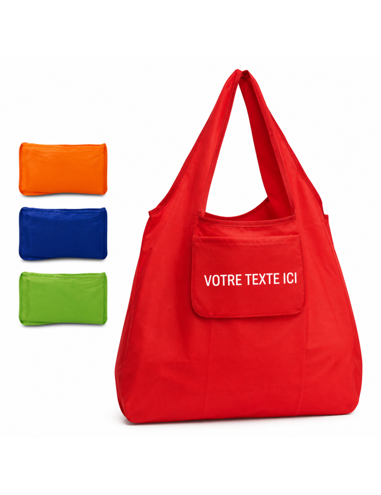 Porte-clés publicitaire sac shopping