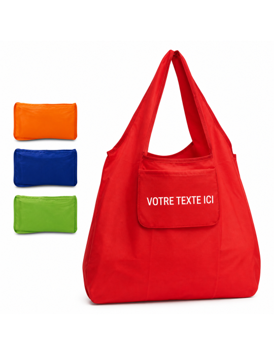 Porte-clés publicitaire sac shopping